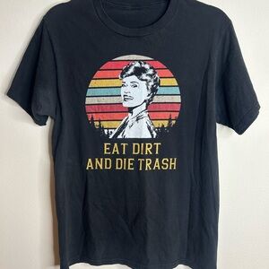 Blanche Golden Girls Black Graphic T-Shirt unisex S